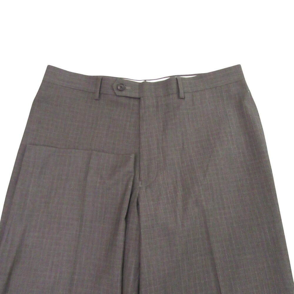Ralph Lauren Mens‎ Dress Pants 34 x 32 Brown Check Flat Front Formal
